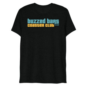 Buzzed Bars Coaster Club 2024 Membership Black T-Shirt