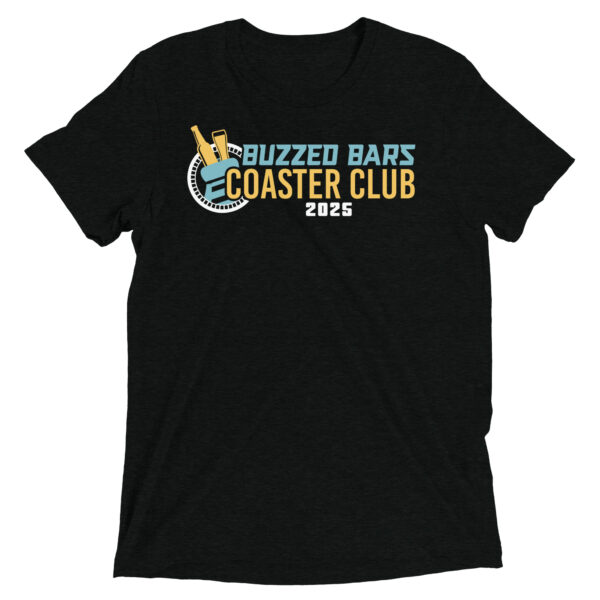 Buzzed Bars Coaster Club 2025 Membership T-Shirt